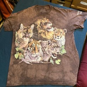 Mountain Tee- Big Cats - Honolulu Zoo